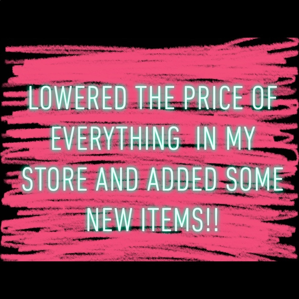 Lowered price of items